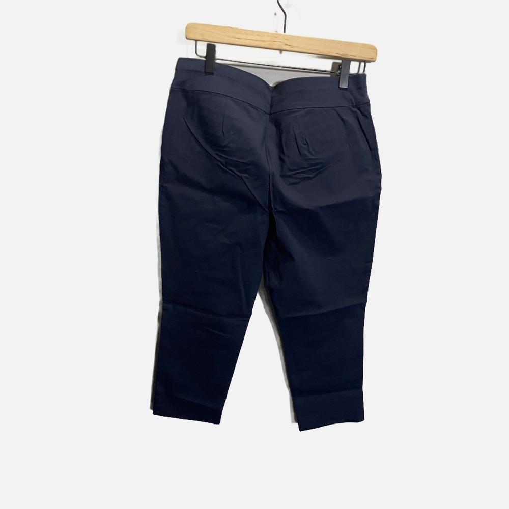 Talbots Navy Cropped Ankle Pants - Picture 4 of 4